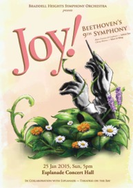 JOY! – Beethovens 9th Symphony. As Singapore’s longest-serving community orchestra, BHSO will begin this musical journey through time with Overture in C – The Story of Singapore, composed by Cultural Medallion recipient and local jazz legend Jeremy Monteiro, International Musician Christy Smith on Bass and Tamagoh on Drums.