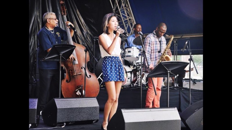 The Christy Smith Quartet
with Melissa Tham
at the Singapore Jazz Fesival March 8th, 2015 
with Christy Smith, Willie Jones III
Keith Loftis and Nial Djuliarso
