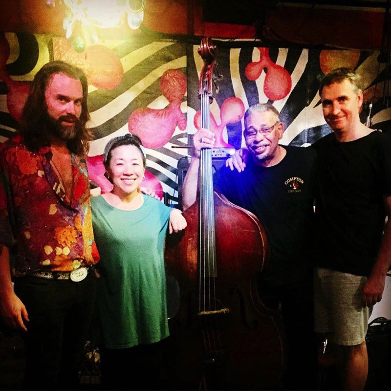 
Aya Sekine: Thank you Christy Smith and Darren Moore for a great music time together with Timothy ODwyer  
Dave Smoota Smith and the band! The music universe is so small !