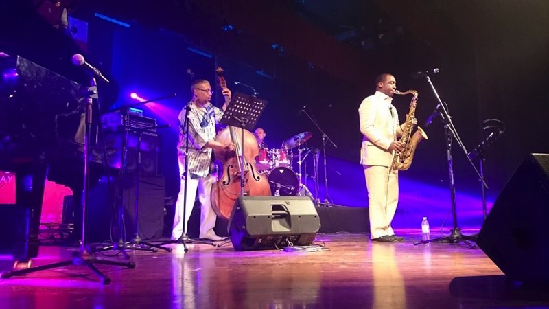 The Christy Smith / Kirk Lightsey Quartet
featuring Keith Loftis and Nicholas Mc Bride at KL International Jazz Festival May, 2014