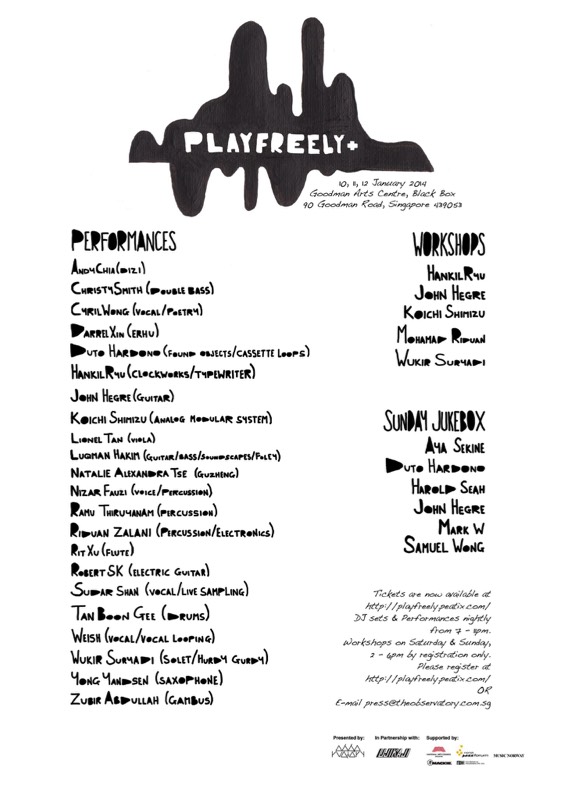 Playfreely+ 2014, January 10-12th