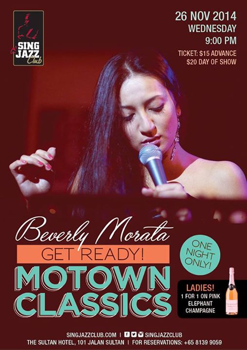 With Beverly Lim Morata at Singjazz Club November 26th, 2014

Beverly Morata - Vocals,
Wei Xiang - Piano,
Munir Alsagoff - Guitar,
Christy Smith - Basses

